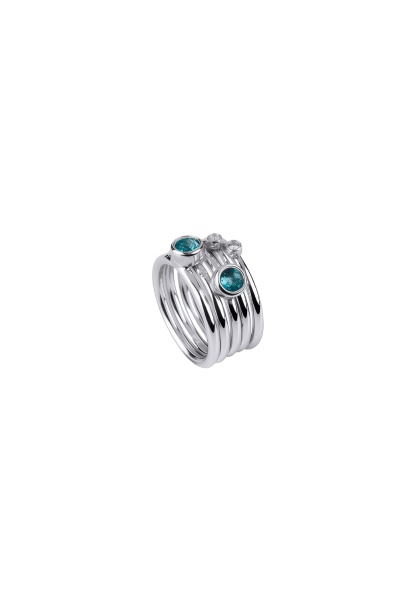 Seven 5-Stone Ring Set
