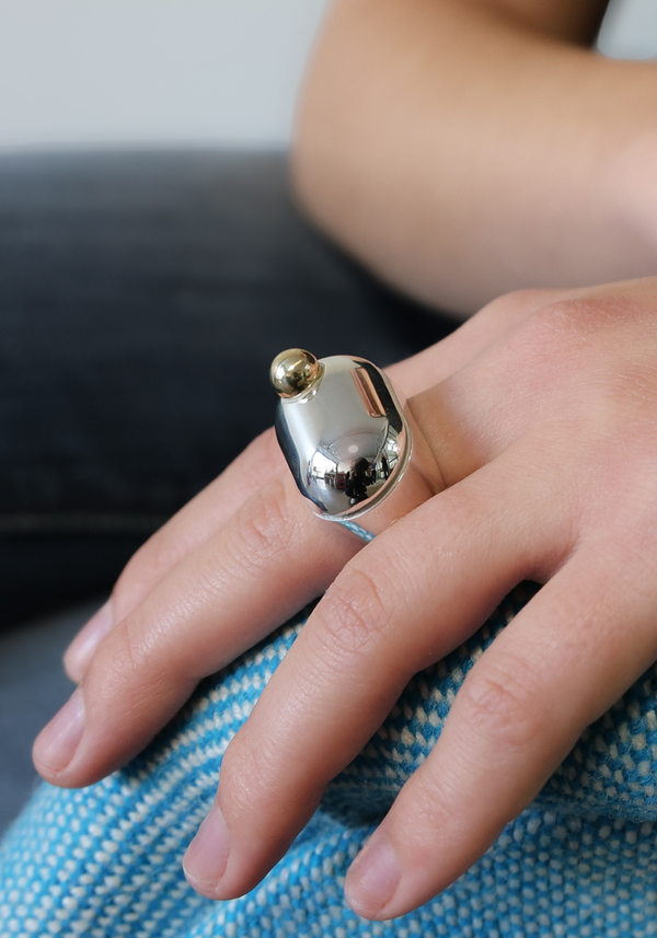 Bague Copacabana Or Jaune et Argent