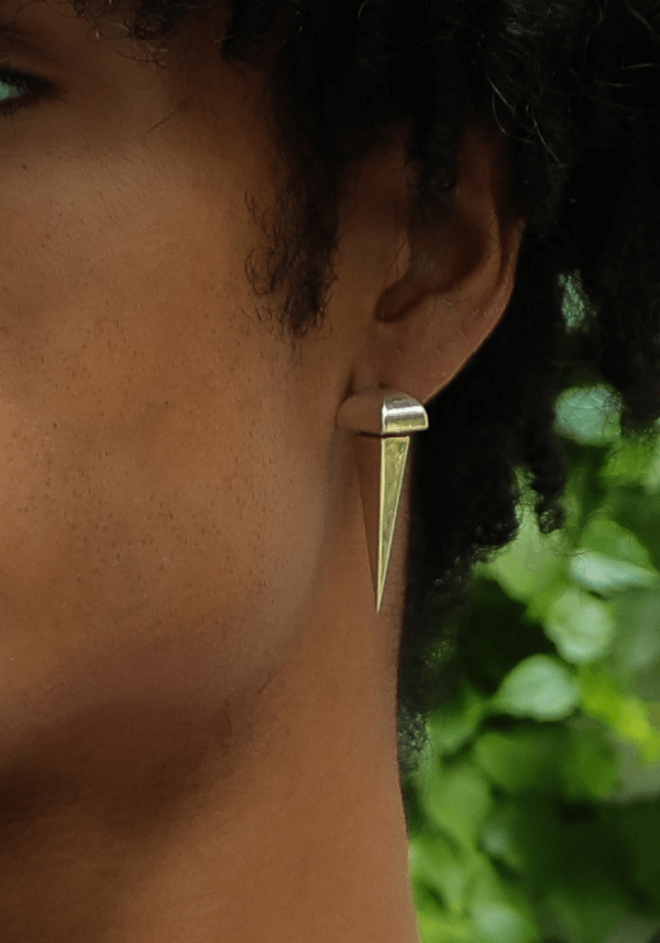 Mono Boucle d'oreille Clou Kerinos Enlacé Grand Modèle