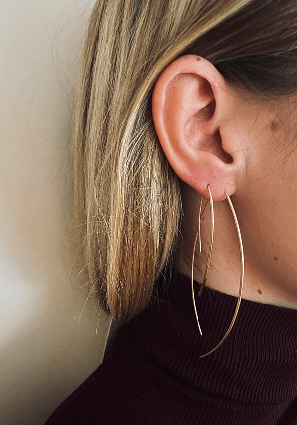 Mono Boucle d'oreille Parenthèse Grand Modèle