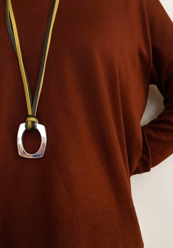 Pendentif Anneau Rectangle