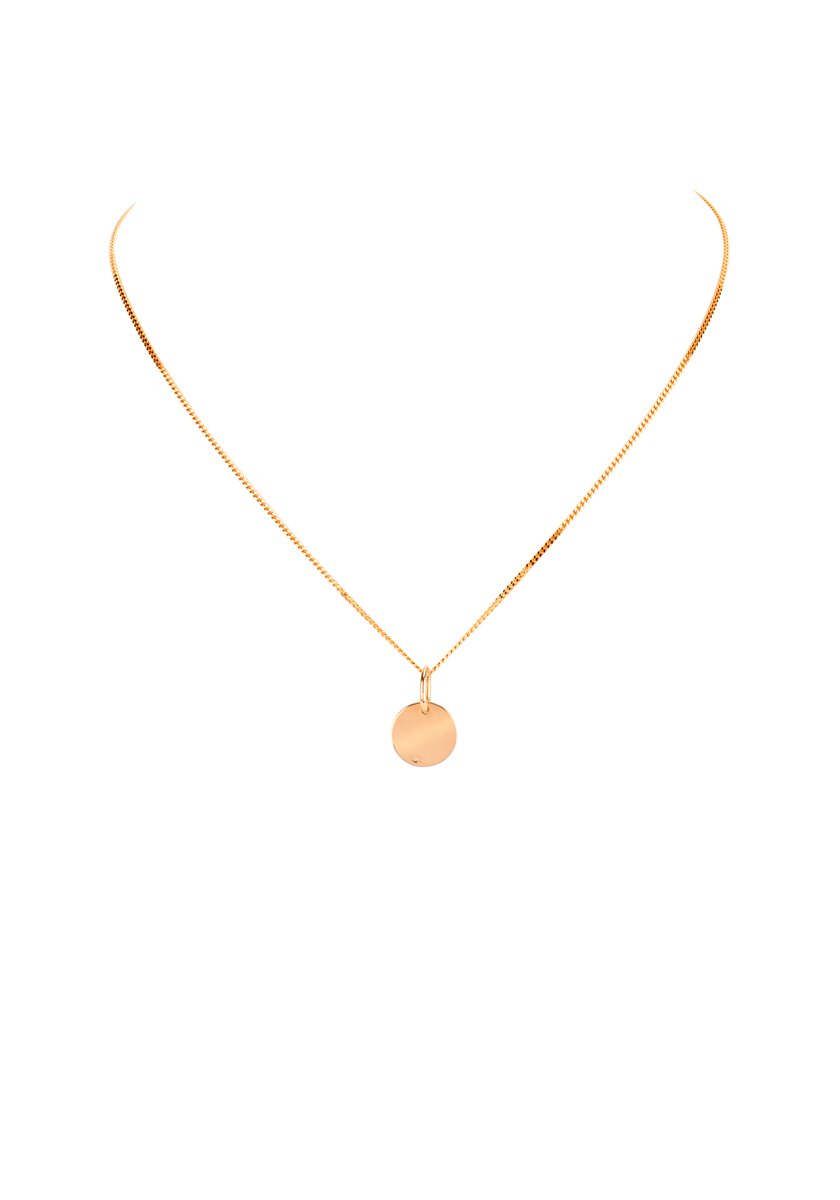Pendentif Médaille Or Petit Modèle