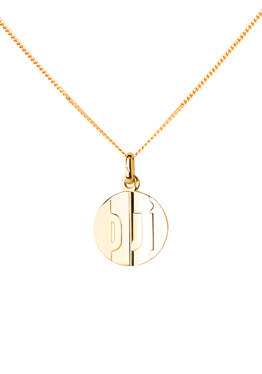 Pendentif Médaille Oui Or Jaune