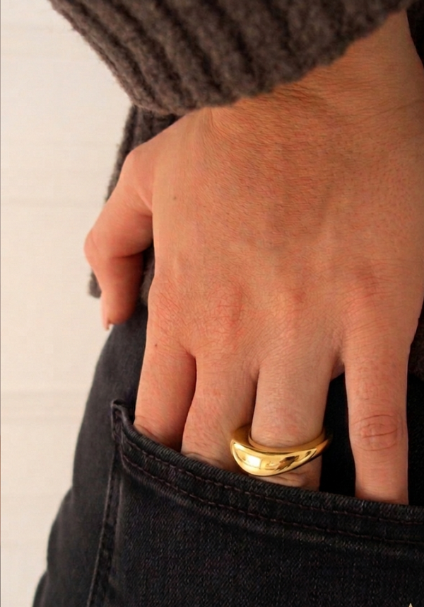 Bague Triptyque S Vermeil